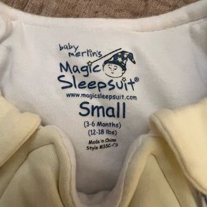 Merlin’s Magic Sleepsuit Cream 3-6 months